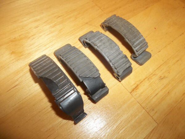 LOT OF 4 HUSQVARNA Gray Top Cover Buckle Clips*USED* 346XP,550XP,562XP