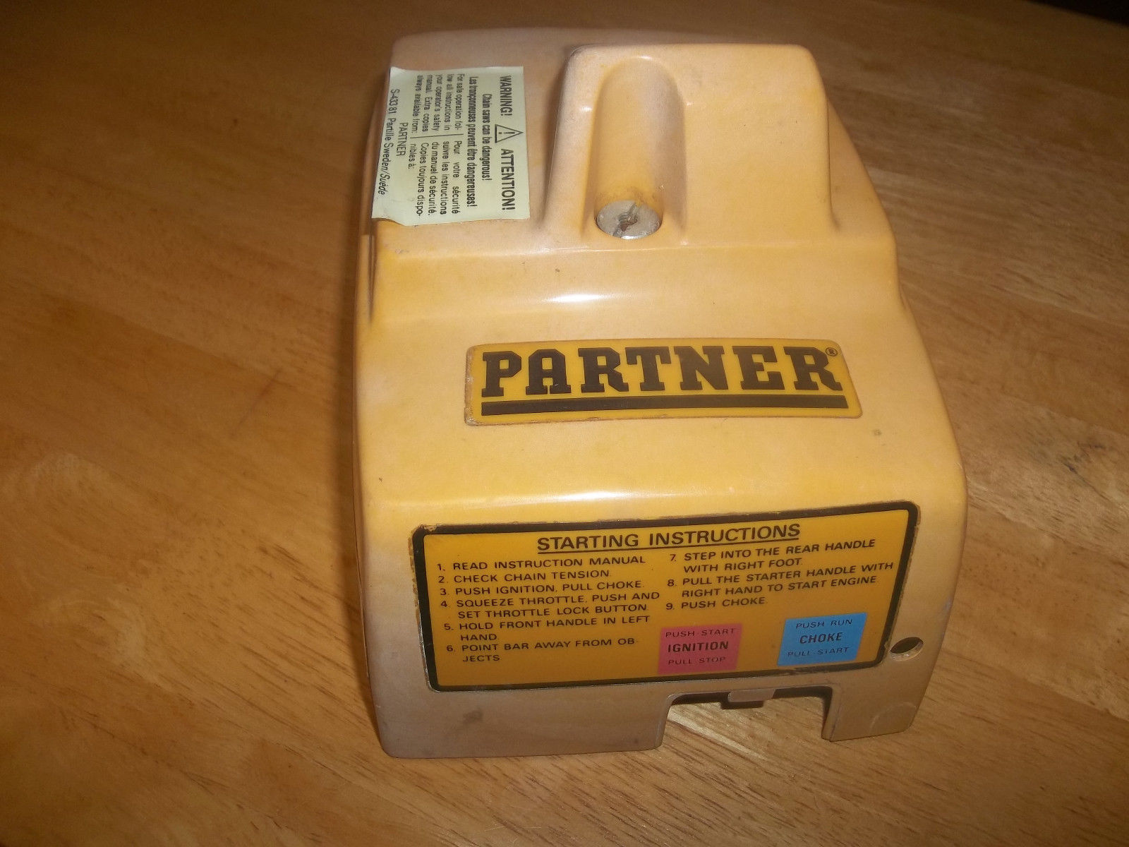 Partner S65 Chainsaw Top Cylinder Engine Cover - Image 4